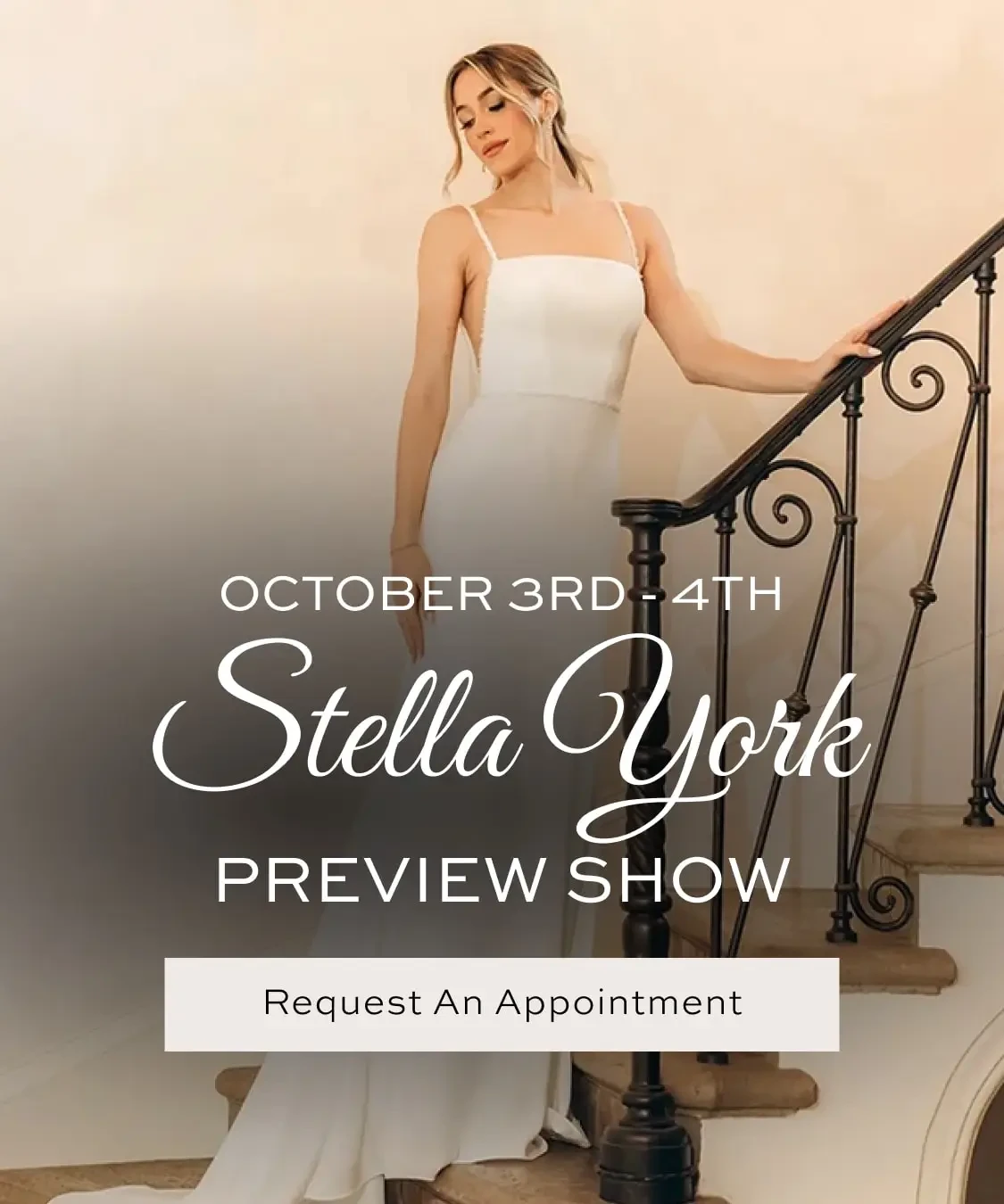 Stella York Trunk Show Banner for Mobile