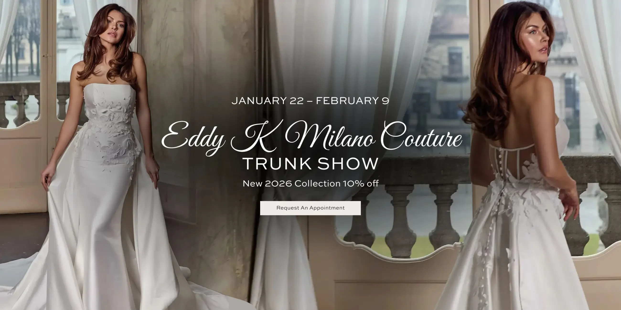 Eddy K Trunk Show Banner for Desktop