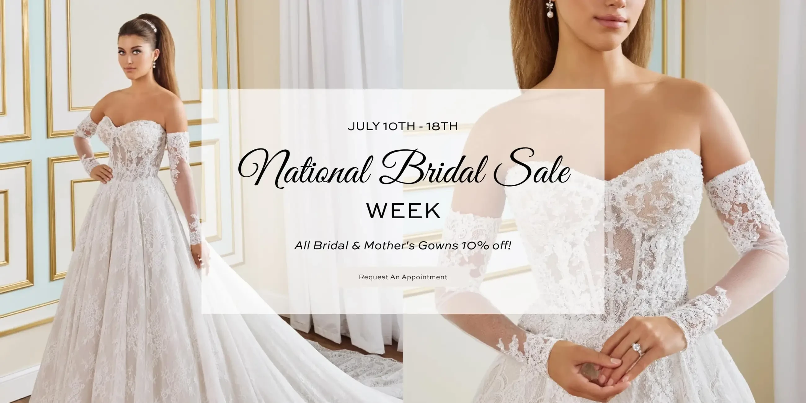 National Bridal Sale Desktop Banner