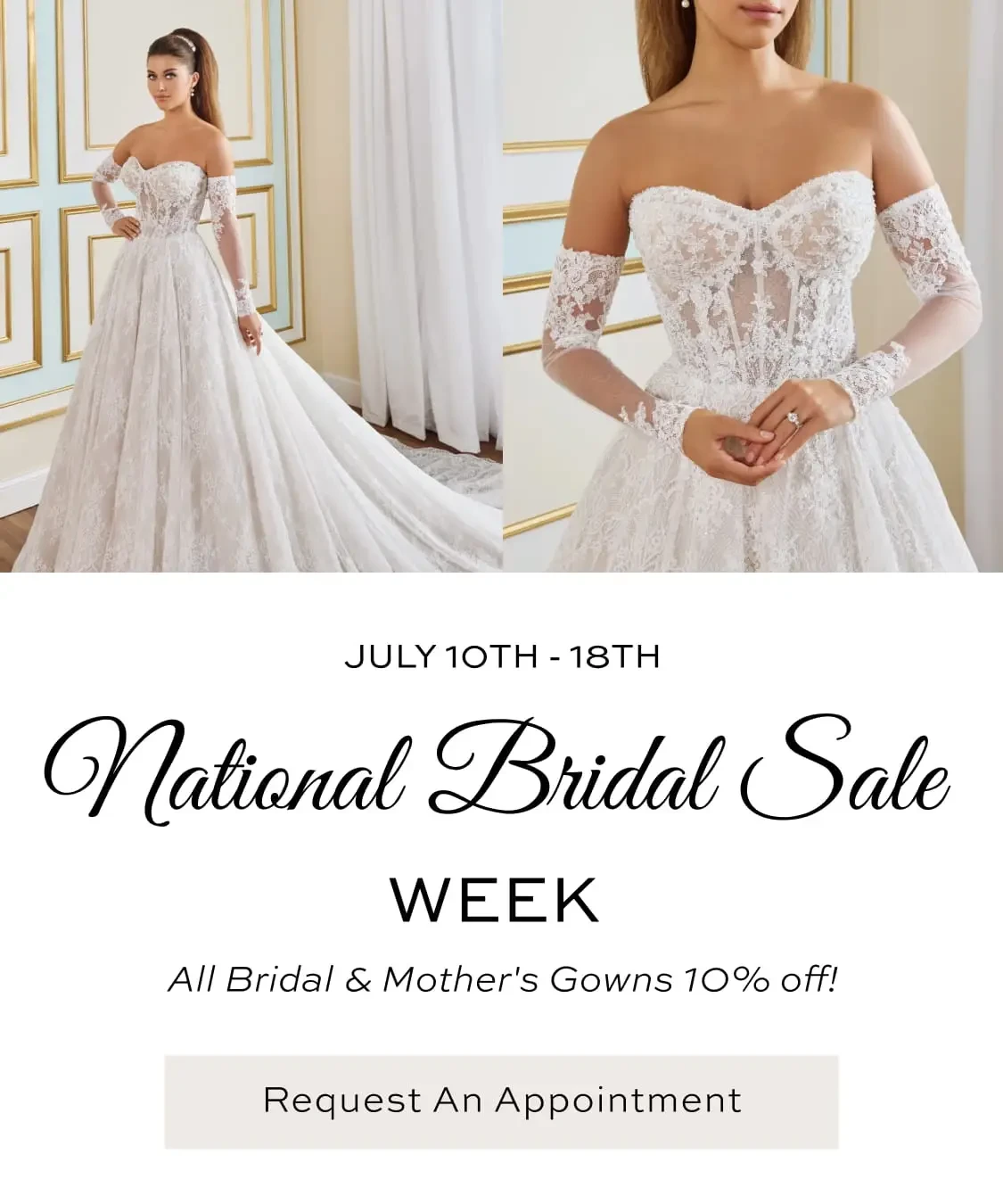 National Bridal Sale Mobile Banner