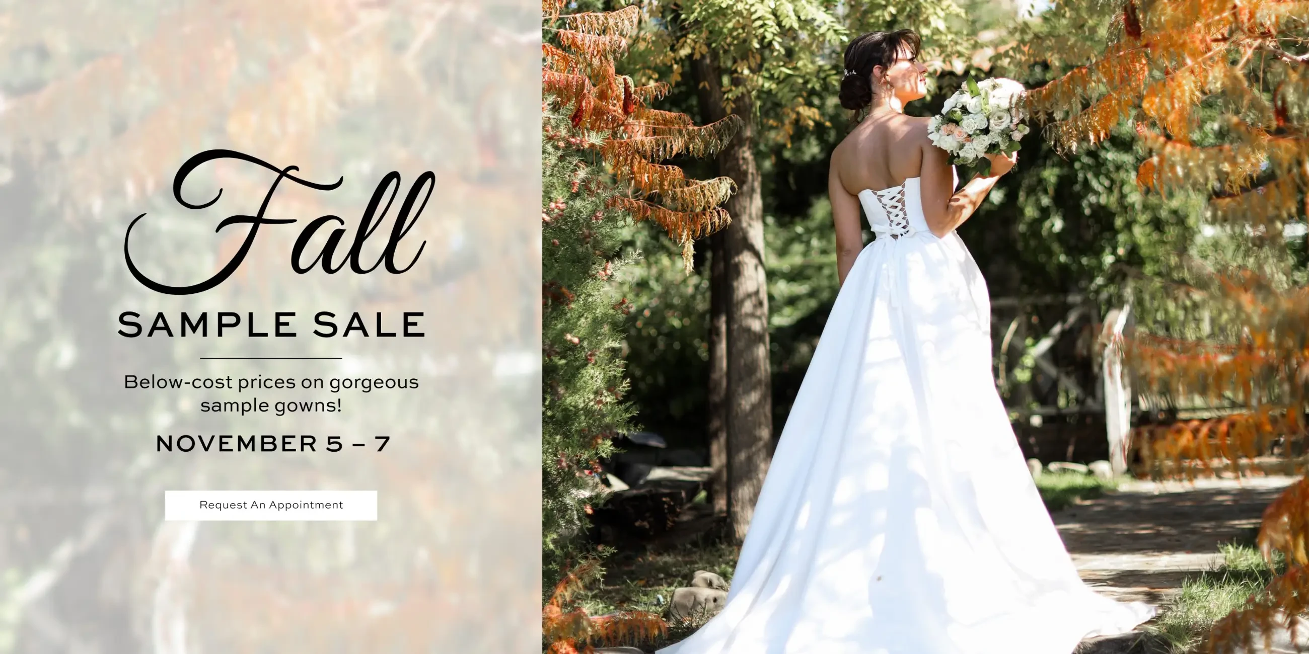 Sample Sale Banner for Desktop