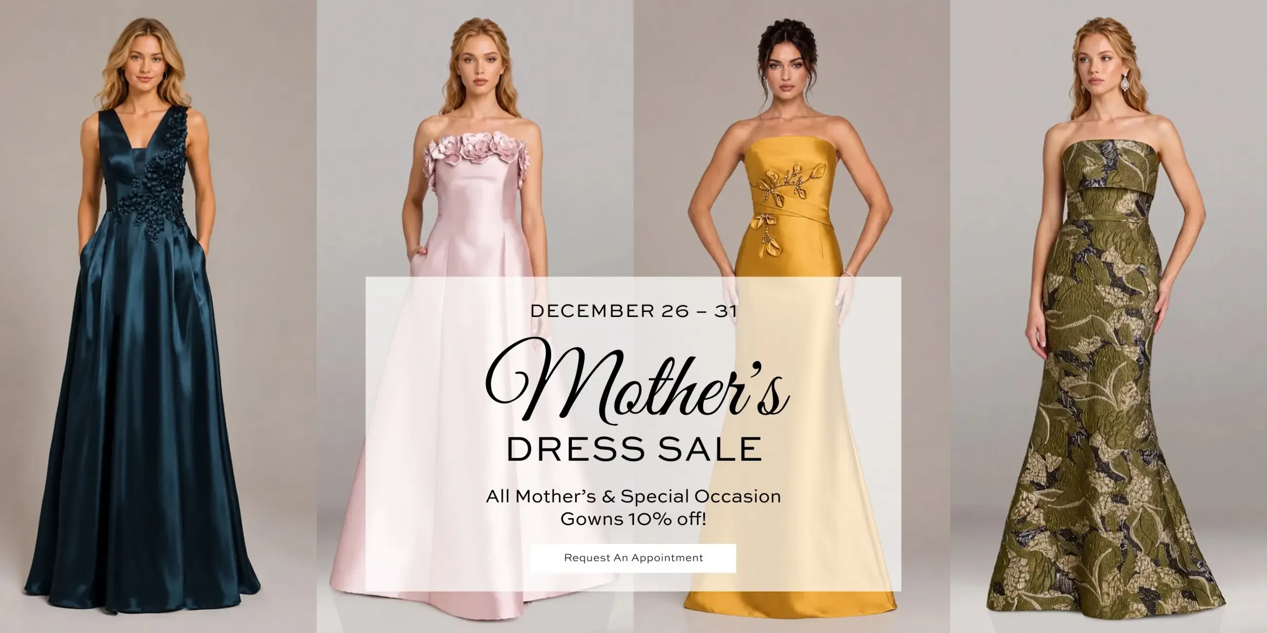 Mother's Sale Banner for Desktop